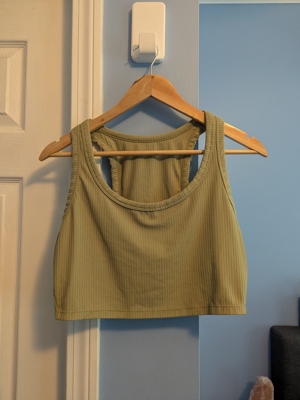 all in motion Sage Ribbed Racerback Crop Top